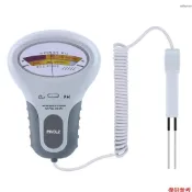 PC102 新款游泳池水質測試儀 PH測試筆 CL2氯氣檢測儀(不帶電池出貨）白色