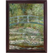 莫內 日本橋 睡蓮 世界名畫 裱框畫 裝飾畫 複製畫 Monet 印象派 床頭畫 布置 傢飾 家飾 生活佈置 生活裝飾