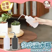 【台灣現貨-免運】澆水瓶 擠壓式澆水瓶 多肉澆水瓶 花藝澆水瓶 花藝工具 注水瓶 細口瓶 壓瓶 小噴瓶 花藝澆水瓶