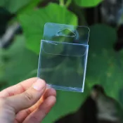 【客製化】包裝盒 toqquz掛鉤透明pvc包裝盒定制彩印環保pet塑膠盒pp磨砂盒折盒