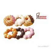 Mister Donut 統一多拿滋 六入甜甜圈好禮即享券