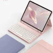 全球選品1館 生活百貨 適用於ipad10.2圓形復古鍵盤保護套air4 10.9鍵盤Pro11鍵盤保護套