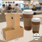 🔥宅配免運費🔥« 500入/箱｜咖啡杯提 » 二杯 四杯 咖啡 奶茶飲料外帶 杯托 手提紙杯架 杯提 工廠直營絕對優惠