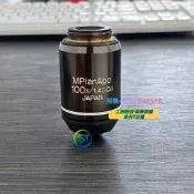[量大價優]OLYMPUS奧林巴斯MPlanApo 100x/1.40 Oil金相顯微鏡物鏡鏡，鏡通透完好，成像清晰