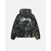 【日貨代購CITY】2024AW STUSSY BEACH SHELL STENPAT CAMO 迷彩 連帽 外套 風衣