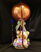 X射線 精緻禮品 拉拉熊 貓咪 熱氣球，懶懶熊/捧花/情人節金莎花束/西洋情人節/熱氣球/告白氣球/畢業花束/亮燈花束/情人節禮物/送禮/婚禮小物/生日禮物/交換禮物/告白/求婚，X射線【Y238583】