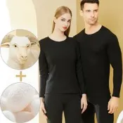 【PChome 24h購物】EROSBODY艾若斯健美  厚羊絨蠶絲混紡恆溫雙面磨毛保暖內衣貼片無痕發熱衛生衣or褲 R99N
