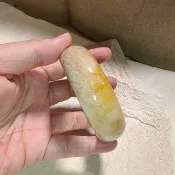 珊瑚玉手鐲/菊花石/圈口59+MM/寬21厚9/天然玉石/蟲紋