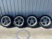 正原廠BMW18吋前後配鋁圈 無胎 前8*30 後9*44 f06 640升級換下E46 E87 e90 f10 f30