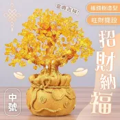 MoonDy 發財樹 擺設 禮物 客廳裝飾 擺件 辦公室擺件 裝飾品 福袋金錢樹 招財納福 家居飾品 招財樹 搖錢樹 居家裝飾 323