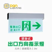 (店+)LED 緊急出口指示燈 逃生指示燈 右向 壁掛式 緊急避難 逃生 避難方向指示燈