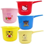 (店+)寶寶洗髮杯 洗頭杯 水瓢 巧虎 汪汪隊 布丁狗 佩佩豬 Kitty 兒童 沐浴 水杓 水勺 洗澡玩具 0528