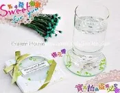 《  幸運草玻璃杯墊 》 (2片裝) 姊妹禮/伴娘禮/活動禮/送客禮/婚禮小物/二次進場/來店禮
