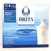 Brita 濾水壺8周圓形濾心/濾芯 10入  和舊款相容 效率更好可過濾151公升 [2025後製]