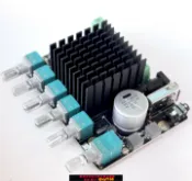 幸福時光館 {台灣公司貨 可打統編}2.1藍牙數字功放板TPA3116 2*50W+100W 低音炮可調分頻點虛擬環繞