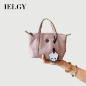 IELGY 小眾甜美包 時尚百搭小方包 尼龍單肩手提斜挎餃子包