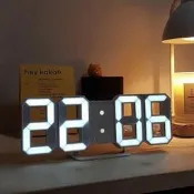 【哆啦A夢的百寶屋】3D立體數字LED靜音電子鐘 多功能牆面掛立鐘 數字鐘 電子鬧鐘 夜光時鐘 掛鐘 貪睡鐘