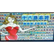 世嘉遊戲卡帶SEGA-MD卡帶~十六張麻將