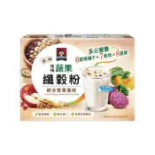 (店+)【QUAKER 桂格】蔬果纖穀粉(綜合堅果風味)30g裝×10包起〔多種包數任選〕