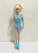 Mattel Barbie~美泰兒 奧運溜冰芭比娃娃(1997)會旋轉