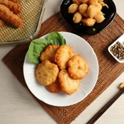 【愛合購】【基隆魚鮮來天婦羅】花枝天婦羅(葷)/起司天婦羅/九層塔花枝/炸干貝/金錢蝦餅(任選)