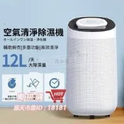 樂拼購🔥除濕機 12公升 空氣清淨除 濕機 30坪 空氣清淨機 大容量 空氣清淨 家用除濕器