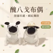 台灣現貨 醜八哥布偶 玩偶 沙皮狗 巴哥娃娃 創意擺件 創意娃娃 巴哥 創意禮物 毛絨玩具 毛絨娃娃 掛飾 狗狗