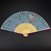 【臺灣-出貨】日式卡通摺扇真絲小扇子hello kitty凱蒂貓竹扇兒童女扇動漫周邊DNF5