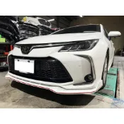 豐田 12代 12.5代 ALTIS ABS 一體成形 RF 前下巴 定風翼 前鏟 鋼琴烤漆黑 白 ABS 空力套件
