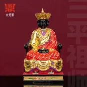 三平祖師公神像 清水祖師 香樟木彫 手工彫刻 客廳供奉 神明擺件 8寸10寸12寸16寸19寸 開運招財