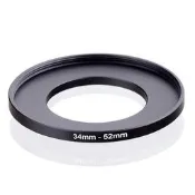 優質金屬濾鏡轉接環 小轉大 順接環 34mm-52mm轉接圈  W182 