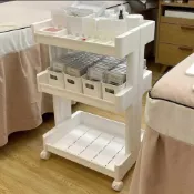 (店+)√移動美容院小推車美甲美睫置物架廚房浴室宿舍零食收納其他
