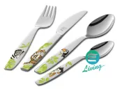 易生活ELiving Zwilling 雙人牌 兒童餐具 叢林系列 刀叉湯匙組4入 #07135-210