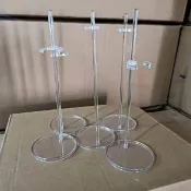 新店優惠🌸輔料🌸花邊 材料包 diy 8分娃支架6分娃用品透明收納芭比娃娃衣服四代30cm娃娃支架12分