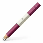 永昌創新國際有限公司 【Graf Von Faber-Castell】繩紋飾 螢光粉 V118626 鉛筆3支入 /組【APP滿額下單10%點數(單一帳號最高1000點)】10/31止