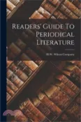 【三民網路書店】Readers' Guide To Periodical Literature 作者：H. W. Wilson Company