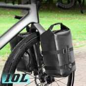 好車友✨10L防水車包 全防水騎行包 自行車前叉包 金屬前叉貨架 山地車專用包 公路車旅行包 快拆掛包 長途騎行儲物包