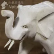 【精緻雕刻】大象(SS)【現貨】木雕大象 原木大象 非洲大象 印度大象 大象 木雕藝品 風水還願招財 Elephant