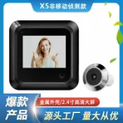 柳岸小舖 【隱藏式高清】電子貓眼 可視門鈴 智能門鈴 防盜門禁 貓眼監控 無線門鈴 有線門鈴 夜視功能 移動偵測 遠程查看 家用安全必備