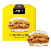 【好市多線上代購】老協珍 冷凍壽喜燒豬肉米漢堡 195公克 X 10入