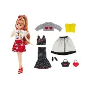 【TAKARA TOMY】Licca 莉卡娃娃 莉卡一週穿搭豪華服裝組(Hello Kitty版)