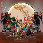 現💖免運🔥現免運費 4寸五營 中壇元帥 神像 元帥將軍趙康家用佛像哪吒擺件供奉楊戩雷公【結緣，轉運，招财，正財，偏財，】