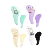 (店+)【SARA×Snoopy 史努比手拿梳子 1入 四款 防靜電】現貨 日本境內版 防靜電梳子 乾濕兩用 長短三段梳齒