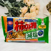 日韓小潼 日本 龜田製果 柿種米果 原味柿種 減鹽款 6袋入 花生柿種 花生米果｜全店$299 全家取貨免運｜滿額折500｜APP下單最高賺19%點數⚡