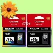 5Cgo 【權宇】高容量CANON CL-741XL+PG-740XL(1黑1彩)原廠墨水匣MG2170 兩套免運 含稅