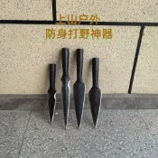 【優選】純手工鍛打軸承鋼紅纓槍長矛山豬矛頭戶外武術槍頭霸王槍手標頭