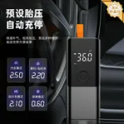 星光精品館 【迷你便攜】車載充氣泵 電動打氣機 輪胎充氣機 打氣筒 腳踏車充氣 手持兩用 數顯胎壓 自動停機 應急救援必備