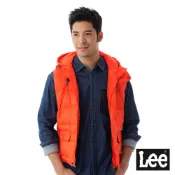 Lee HEAT連帽舖棉背心 男 橘 Urban Riders 1602612MV