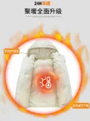 全球選品1館 生活百貨 JEEP羽絨棉服女冬季新款加厚連帽小個子保暖外套男女款棉衣襖子女