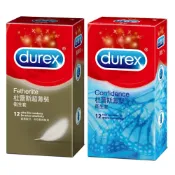 (店+)【Durex 杜蕾斯】超薄+薄型裝保險套 衛生套組合